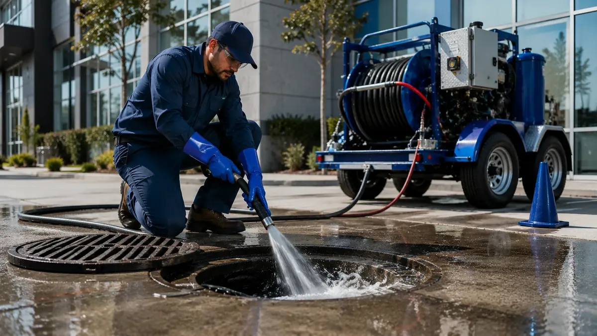 Commercial Hydro Jet Drain Cleaning in San Pedro