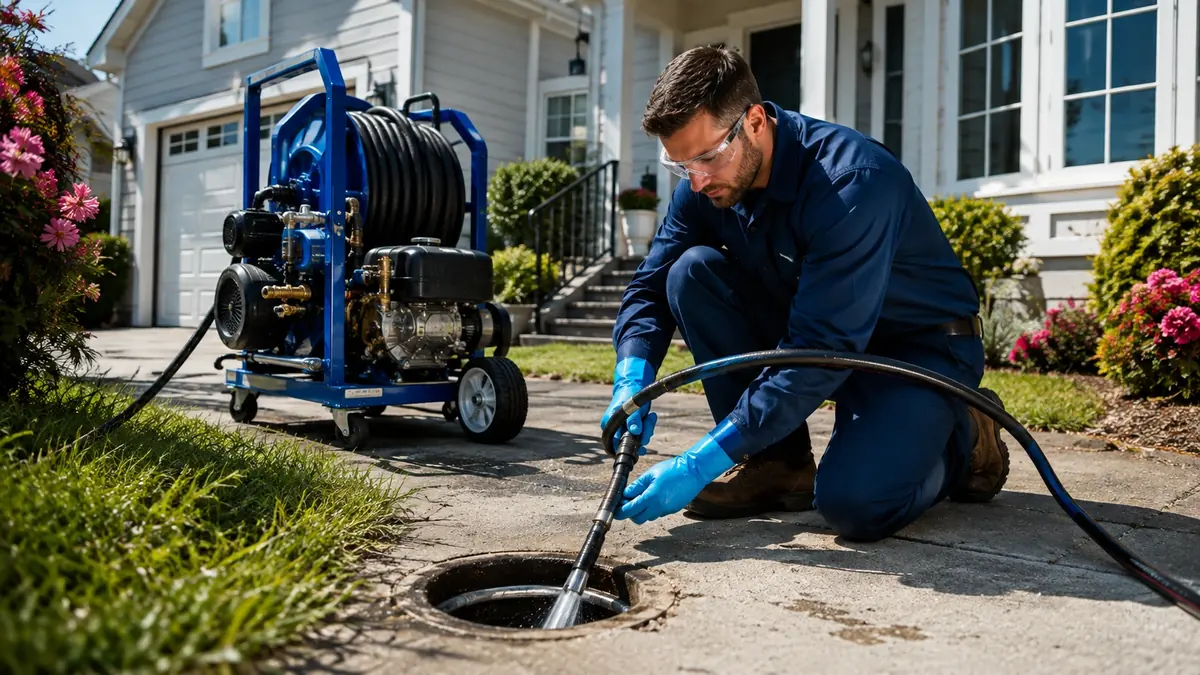Residential Hydro Jet Drain Cleaning in San Pedro