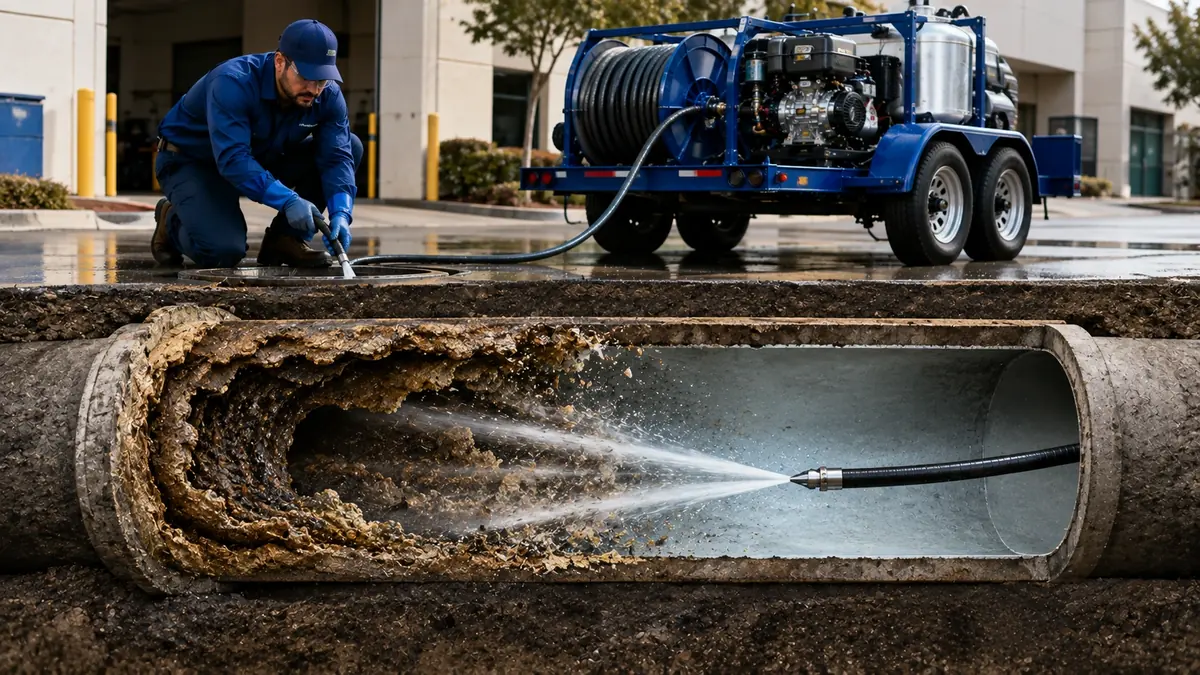 Sewer Pipe Descaling in San Pedro